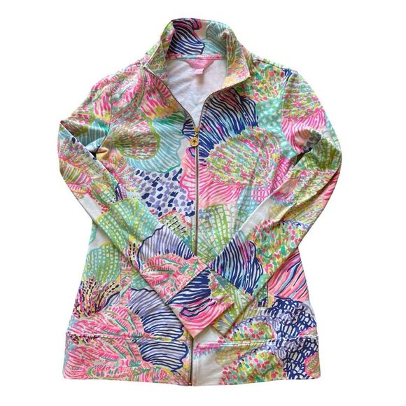 EUC Lilly Pulitzer Full-Zip Jacket XS - Picture 2 of 5
